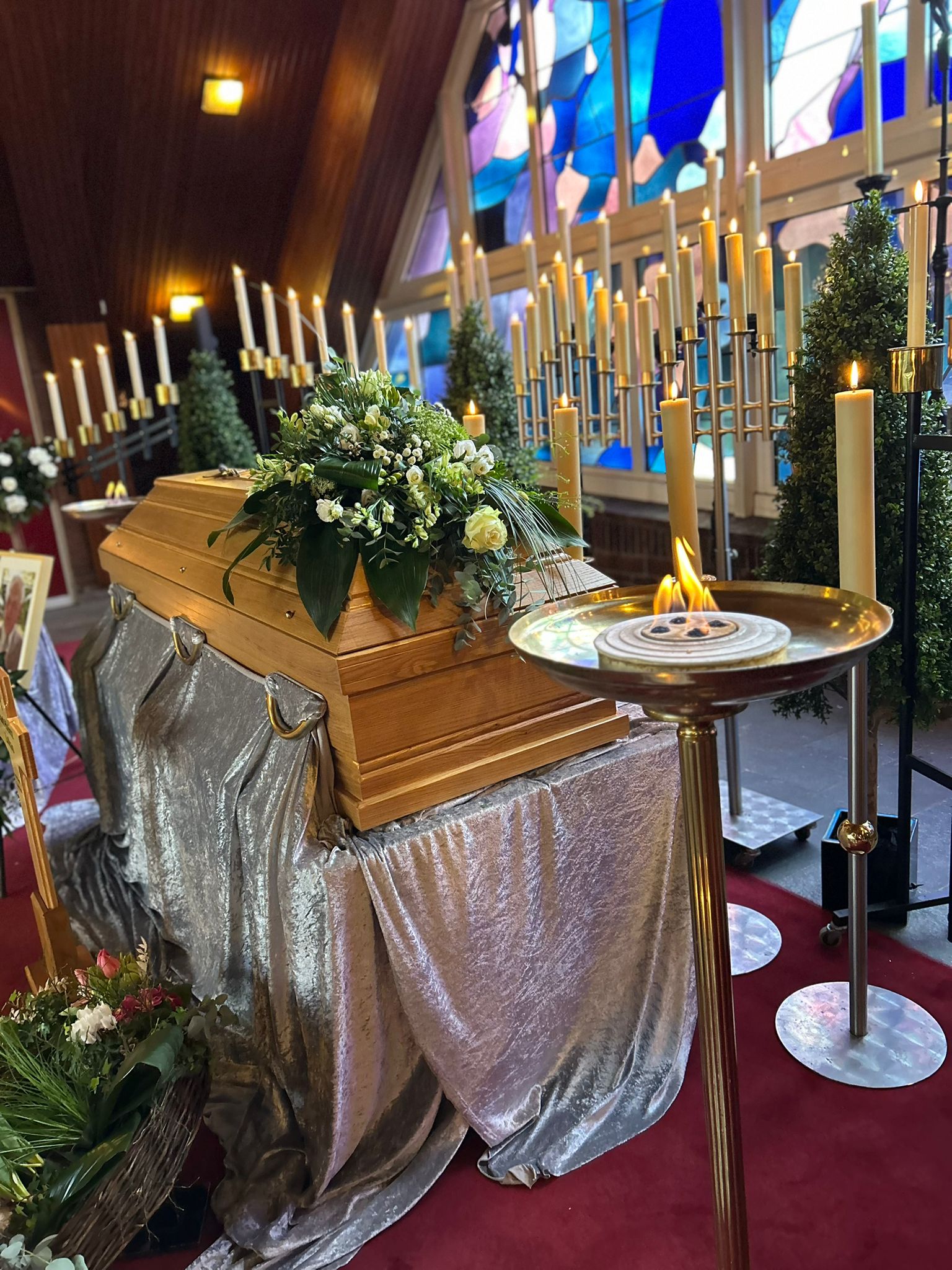 Trauerfeier in der Kapelle